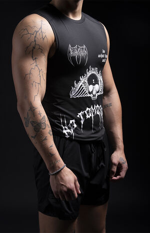 x Civil Active Metal Death V2 Compression Muscle T-Shirt image number 4