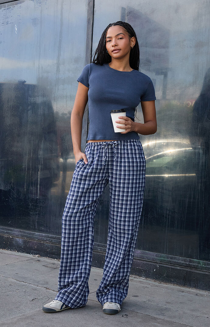 John Galt Dark Blue Loreen Short Sleeve Top