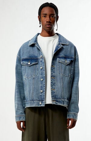Brooks Medium Blue Denim Jacket image number 1