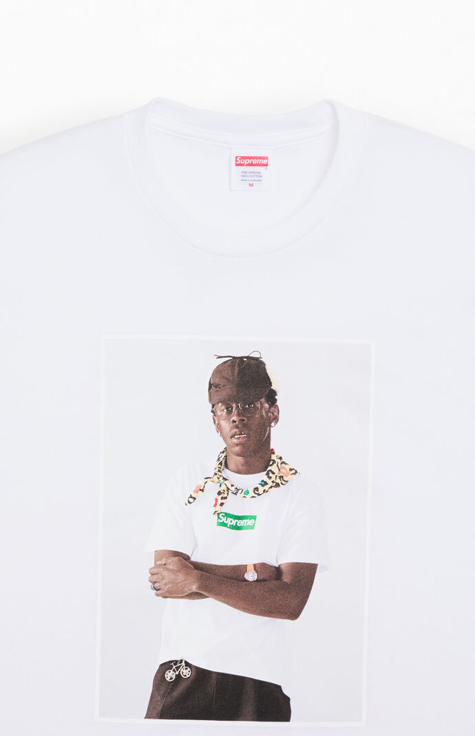 Supreme White Tyler The Creator T-Shirt | PacSun