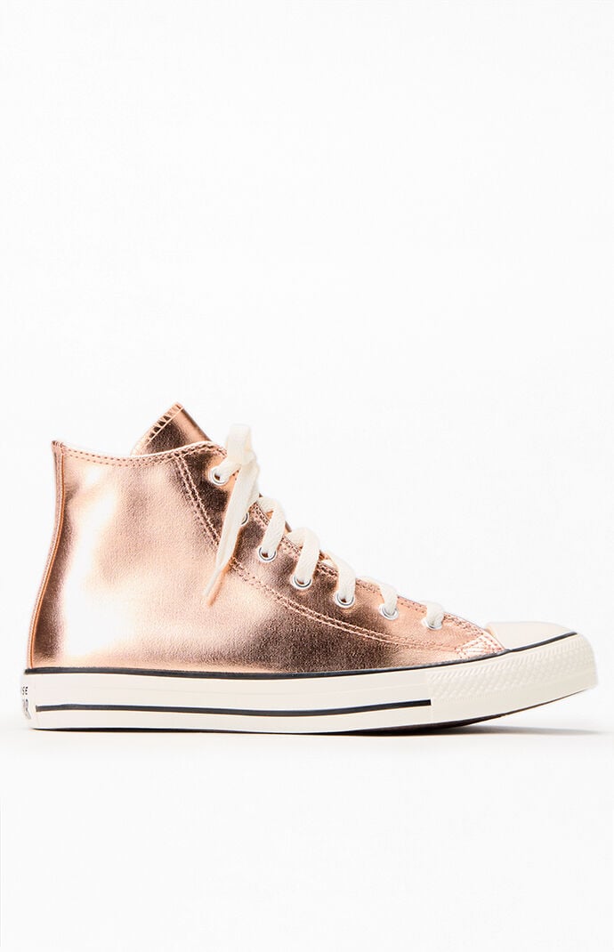 Converse Kids All Star Metallic High Top Shoes