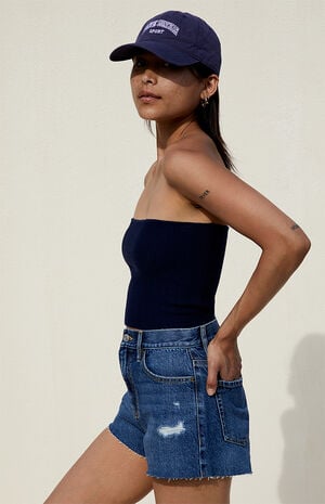 PacSun Blue Vintage High Denim Shorts PacSun