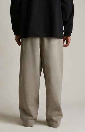 Heather Grey University Fleece Relaxed Sweatpants image number 6