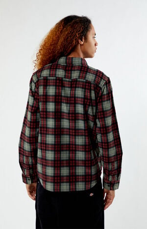 Freeman Cord Plaid Long Sleeve Shirt image number 4