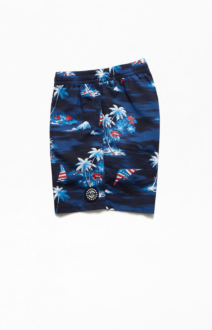 Uncle Sam 17" Swim Trunks