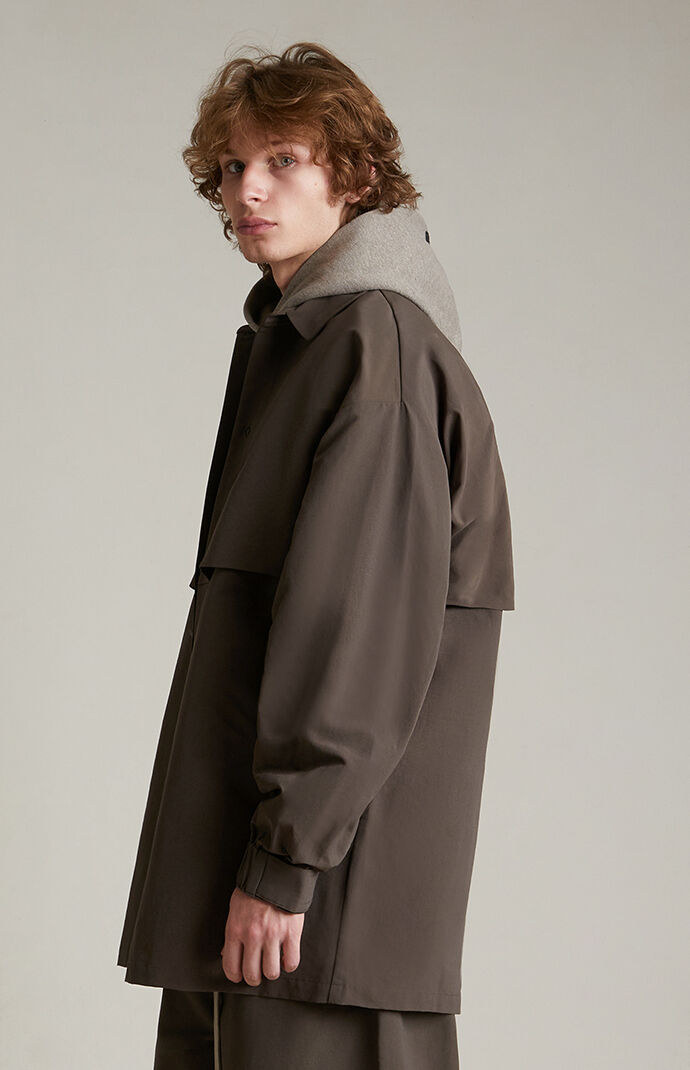 ジャケット・アウター FEAR OF GOD ESSENTIALS/NYLON OVERSHIRT Military Nylon Overshirt in Marine | Fear of God ESSENTIALS
