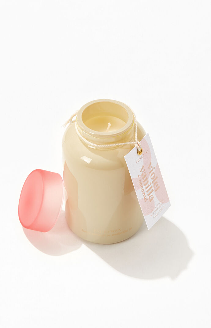 Violet Vanilla Coconut Candle
