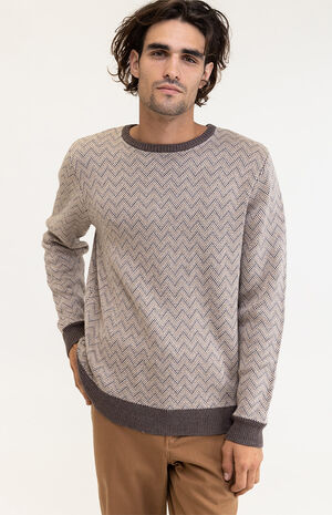 Herringbone Knit Sweater image number 1