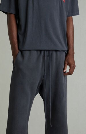 Iron Gray Fleece Flare Sweatpants image number 4