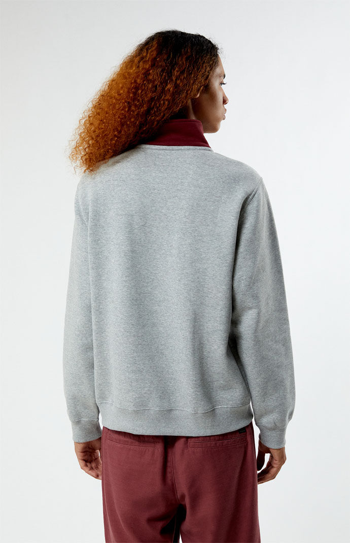 Retro quarter zip sweatshirt outlet