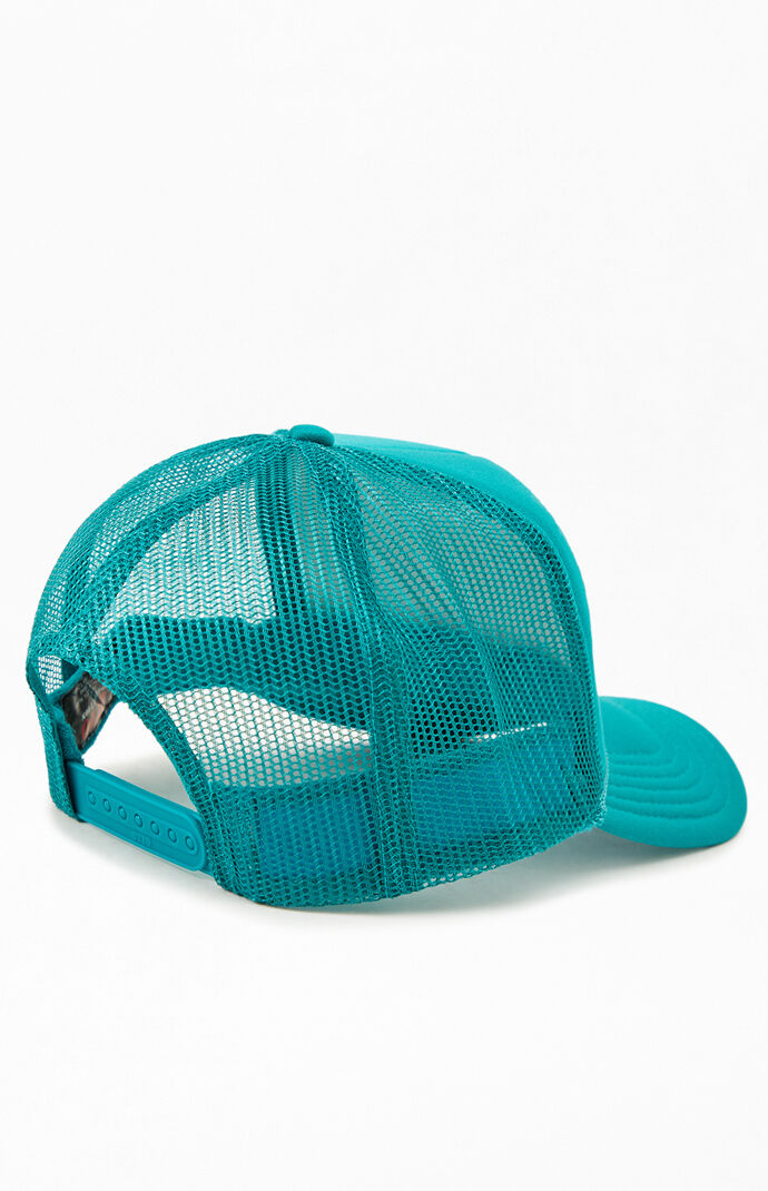 Teal trucker hat Clearance