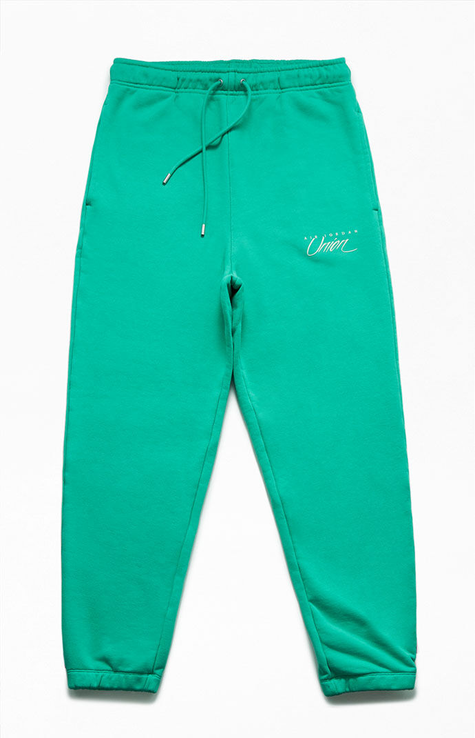 【気質アップ】 Air PacSun | Sweatpants Fleece Green Union x Jordan パンツ