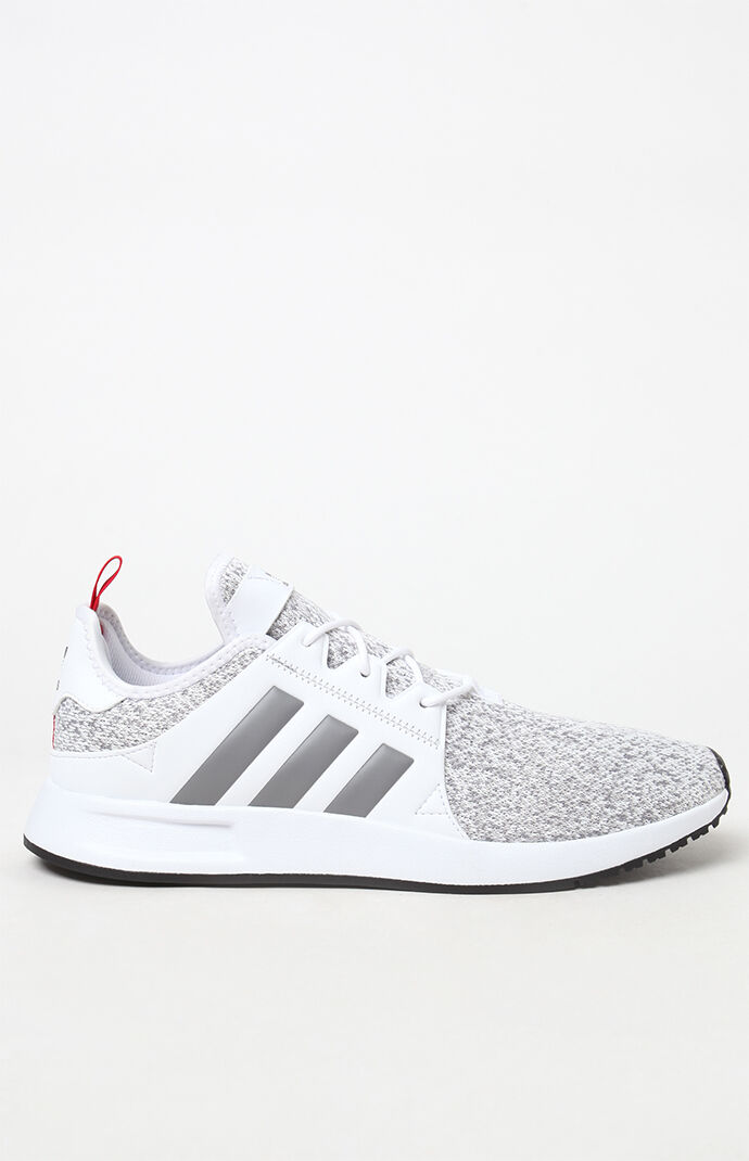 adidas x_plr j off white & cheetah print shoes