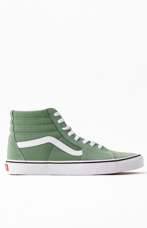 Green UA Sk8-HI Shoes image number 2