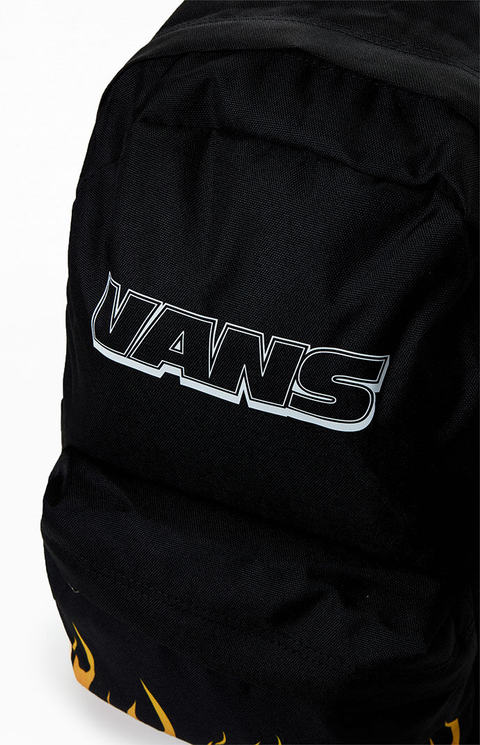 Vans flame backpack new arrivals