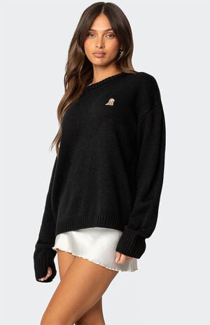 Puppy Love Embroidered Sweater image number 3