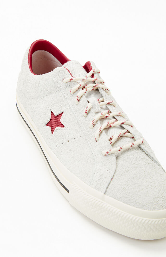 Converse Gray One Star Pro Suede Shoes Size 11