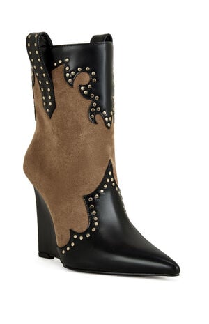 Tallulah Cogna Western Wedge Booties image number 2