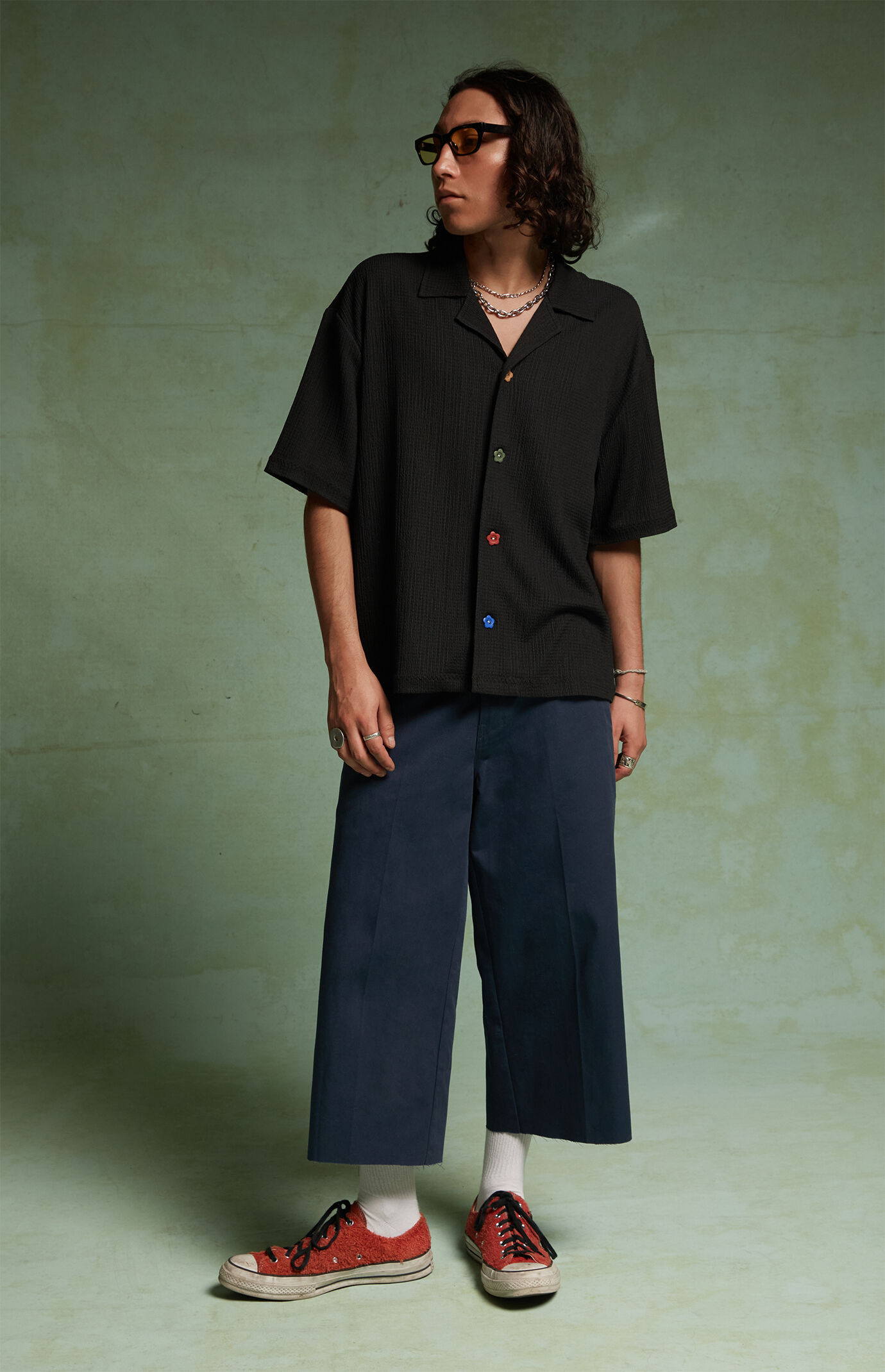 FIELD OF STUDY by Pacsun Crest Camp Shirt