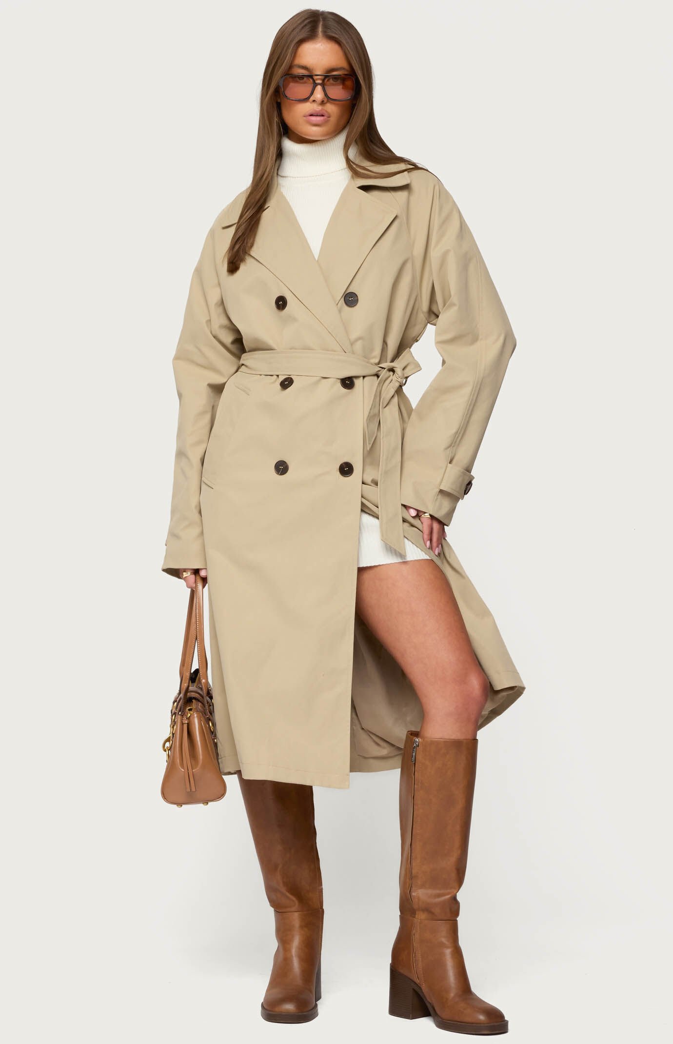 Edikted Amur Maxi Trench Coat