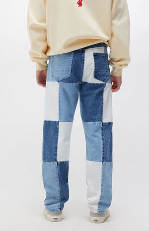 Eco Light Indigo Vintage Loose Jeans image number 4