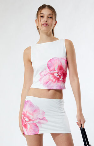 Floral Mesh Tank Top image number 1