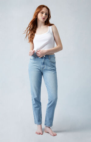 Denim Jeans Pacsun Favorite Blue Mom Jeans Light Blue Mom Jeans