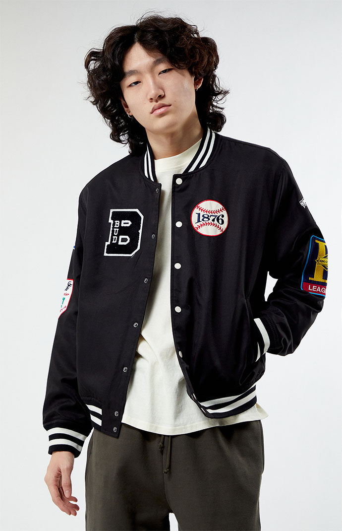Budweiser varsity jacket outlet
