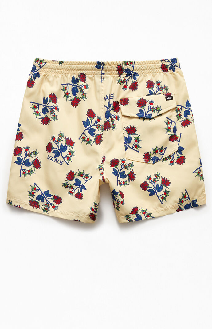 Recycled Floral Mixed 16" Swim Trunks