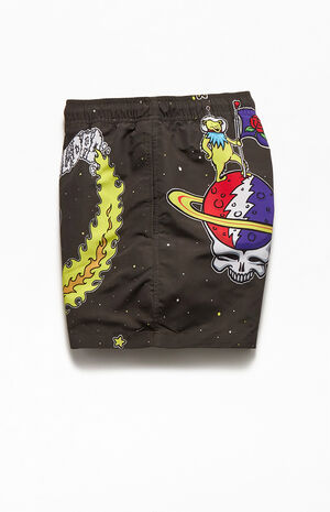 Grateful Dead Rocket 15" Swim Trunks image number 3