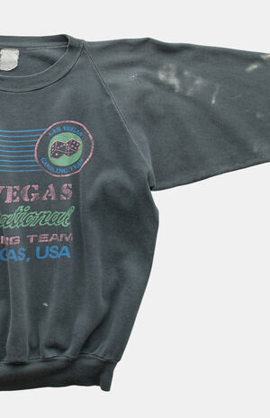 80s Las Vegas Gambling Team Crew Neck Sweatshirt image number 2