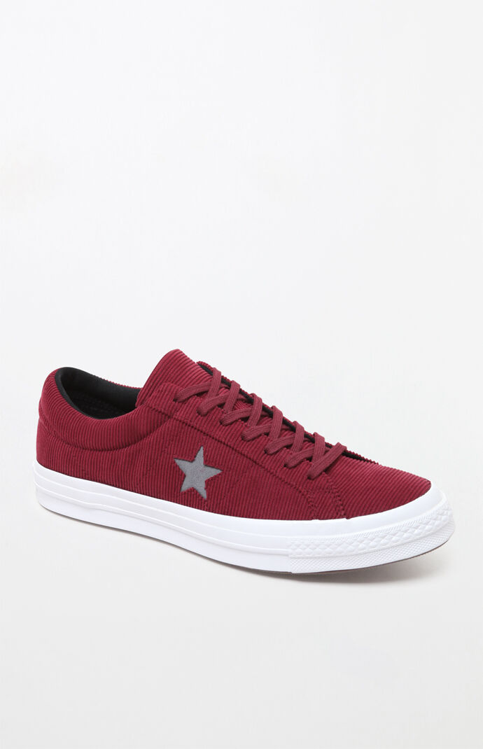 burgundy converse low top