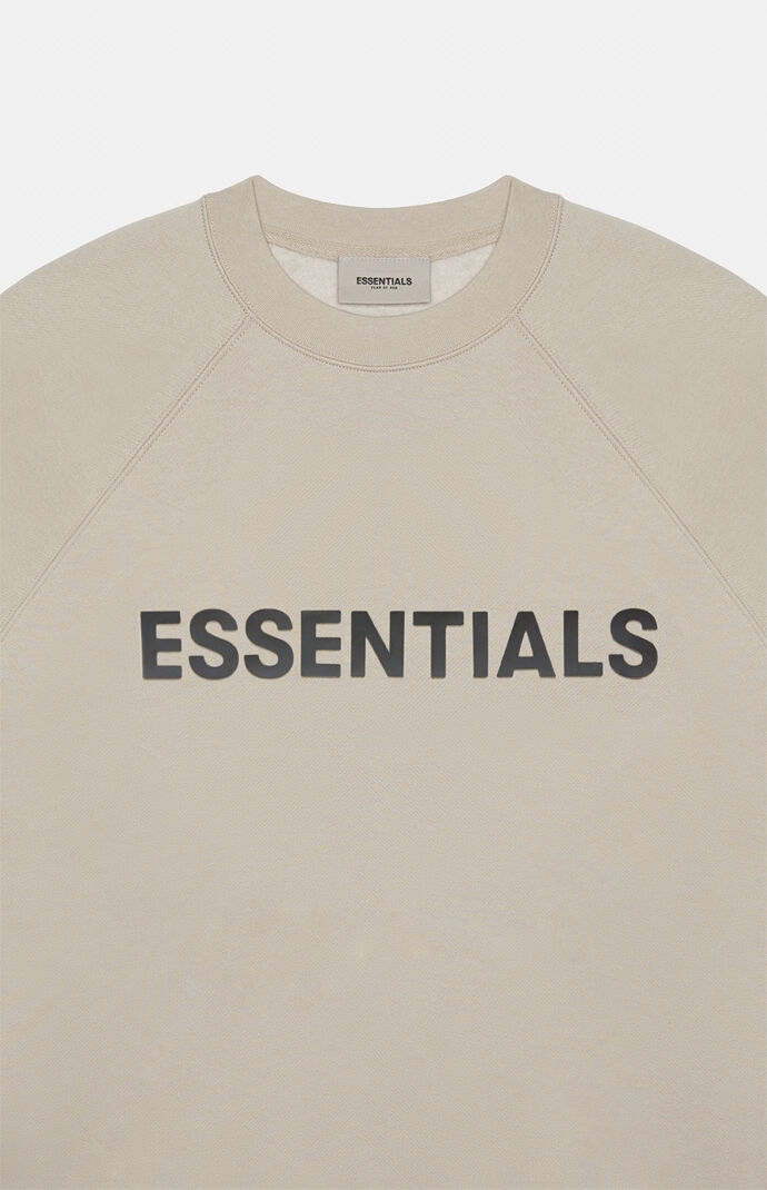 Essentials tan crew neck sweatshirt sales