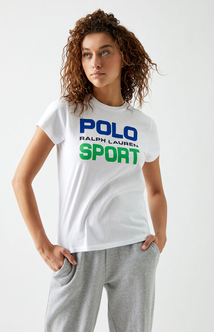 polo sport t shirt white