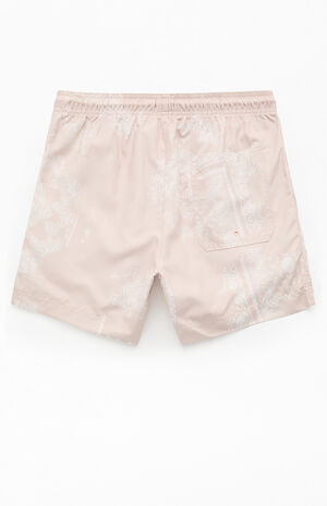 Tan Blotch Bandana Eco 4.5" Swim Trunks image number 2