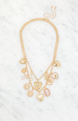 Holly Layered Charm Necklace