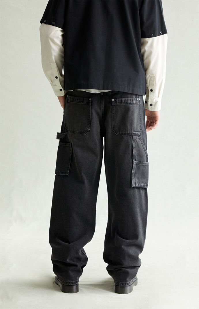 Pacsun Dylan Baggy Jeans Carpenter Black Wash | PacSun