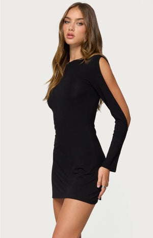 Edikted Billy Cutout Boat Neck Mini Dress | PacSun