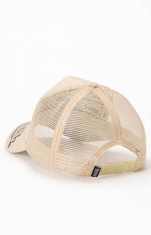 Beige Tagged Trucker Hat&nbsp; image number 3