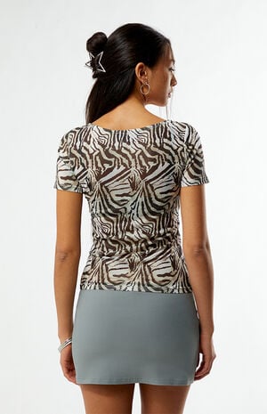 Roxy Mesh Zebra T-Shirt image number 4