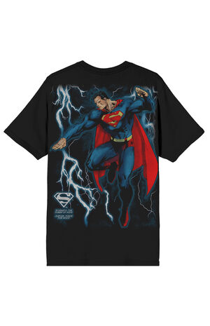 Superman Lightning Oversized Graphic T-Shirt image number 3