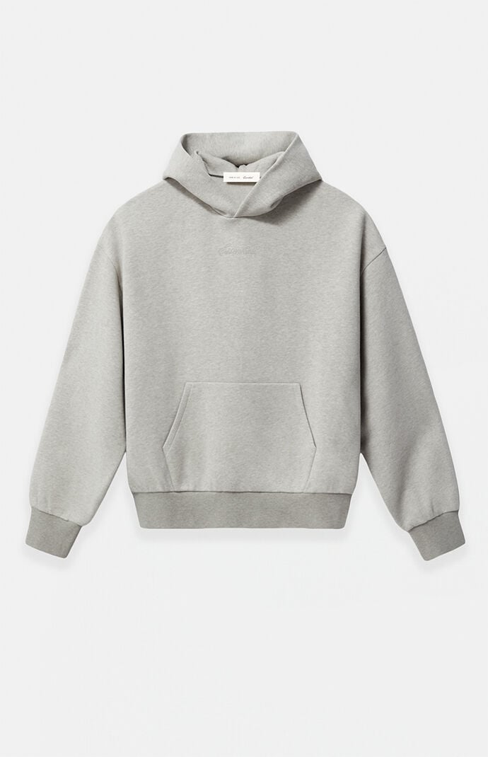 Fear of God Concrete Heather Signature Classic Hoodie Fear of God Concrete Heather Signature Classic Hoodie
