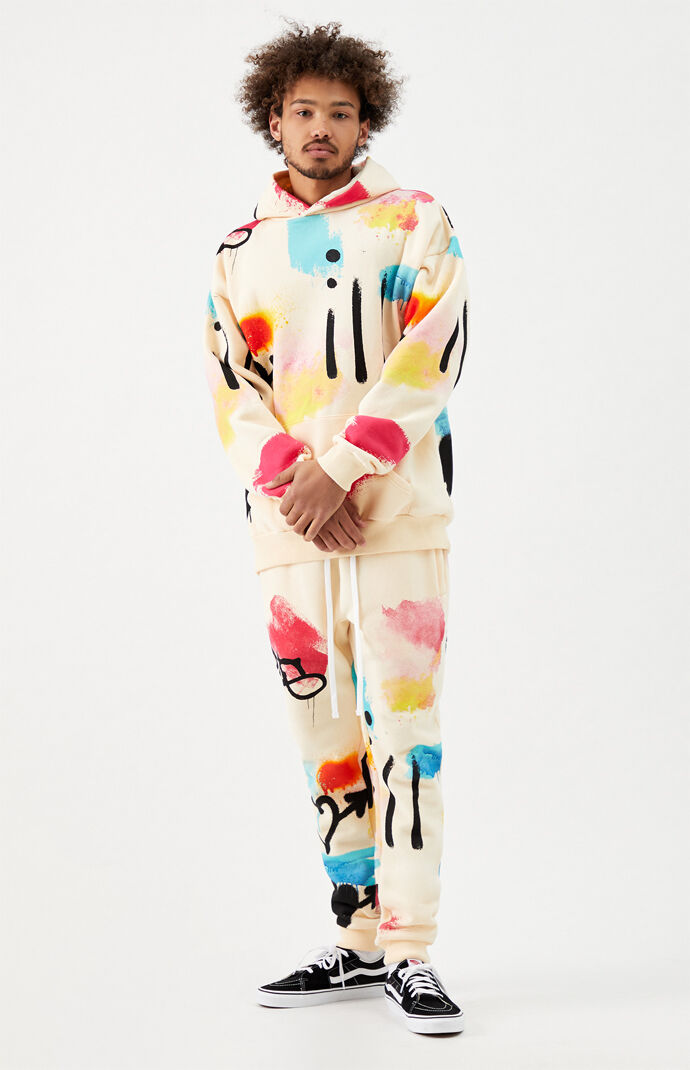Scrap Art Tan Jogger
