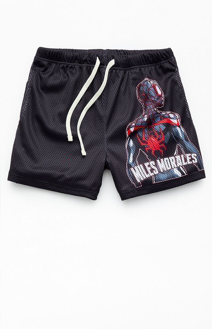 PacSun Spider-Man Miles Morales Mesh Basketball Shorts