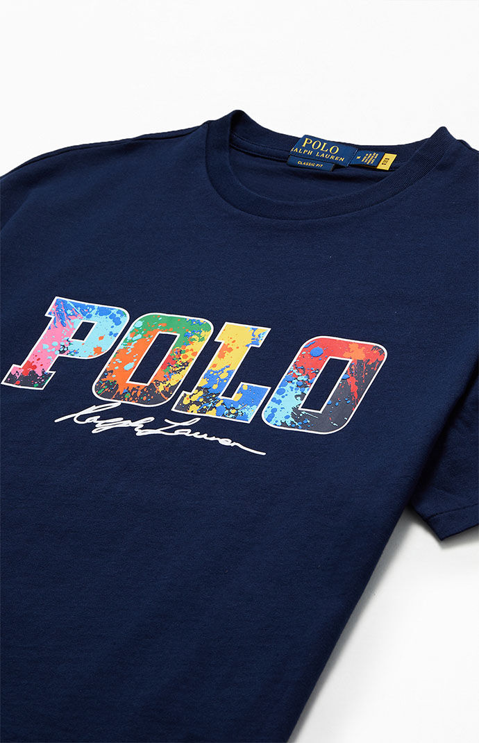 Polo Ralph Lauren Paint Splatter Logo T-Shirt | PacSun