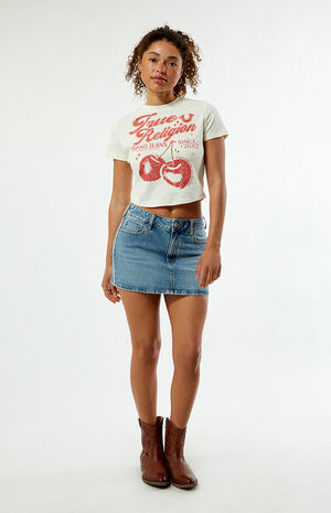Vintage Cherry Cap Sleeve T-Shirt image number 4