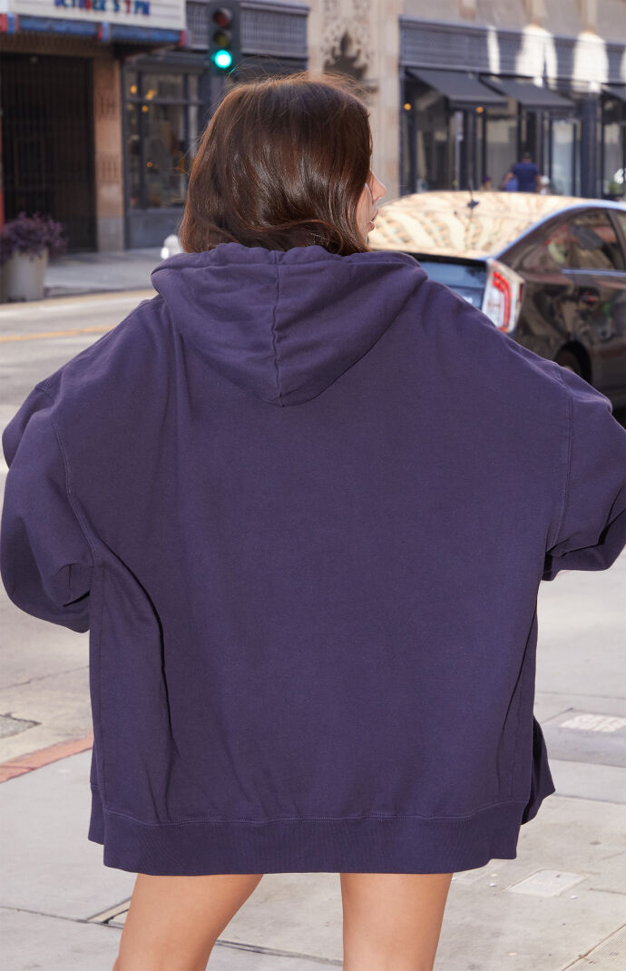 John Galt Blue Christy Full Zip Hoodie | PacSun