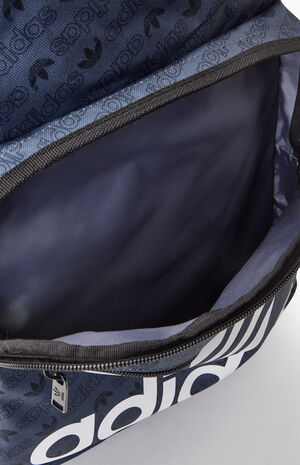 Charcoal Print Trefoil Pocket Backpack image number 6