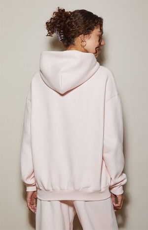 Pink Ultra Soft Fleece Core Vintage Wash Pullover Hoodie image number 4