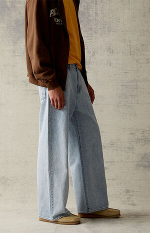 Eco Extreme Baggy Indigo Jeans image number 4
